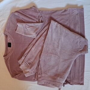32 Degrees Lilac VELVET Velour Jogger Set